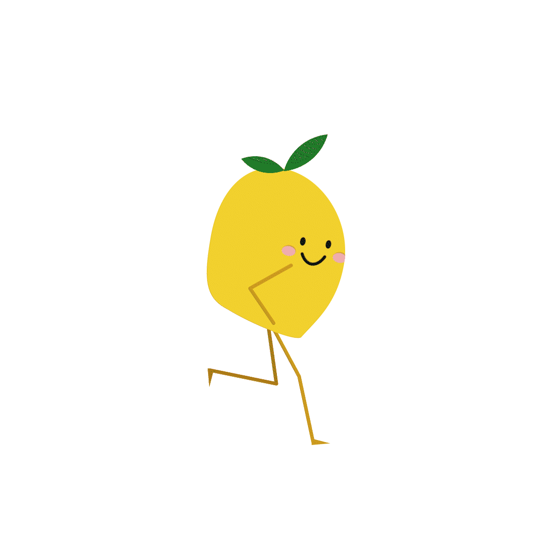 Lemon character running