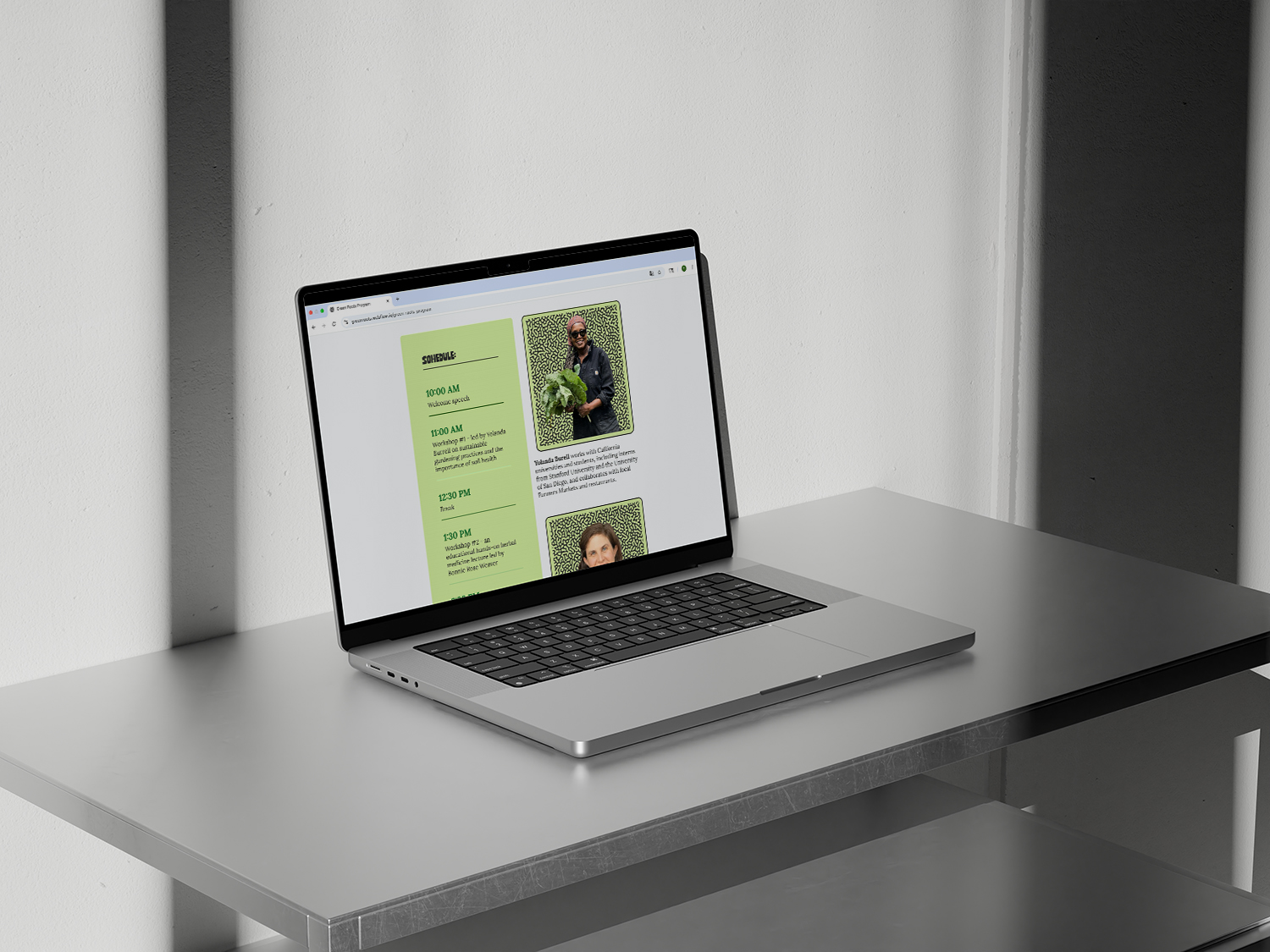 Green Roots pattern design