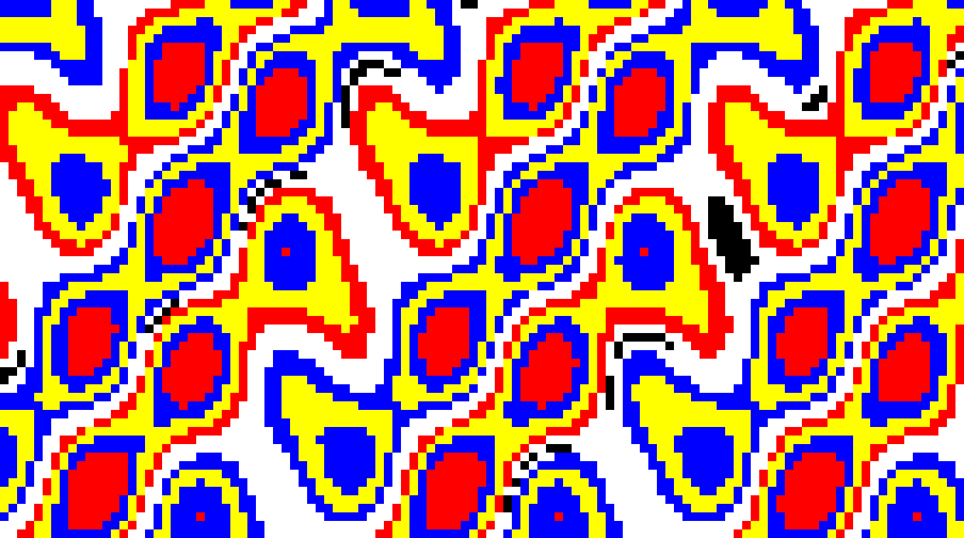 Mondrian Dreams pattern variation 1