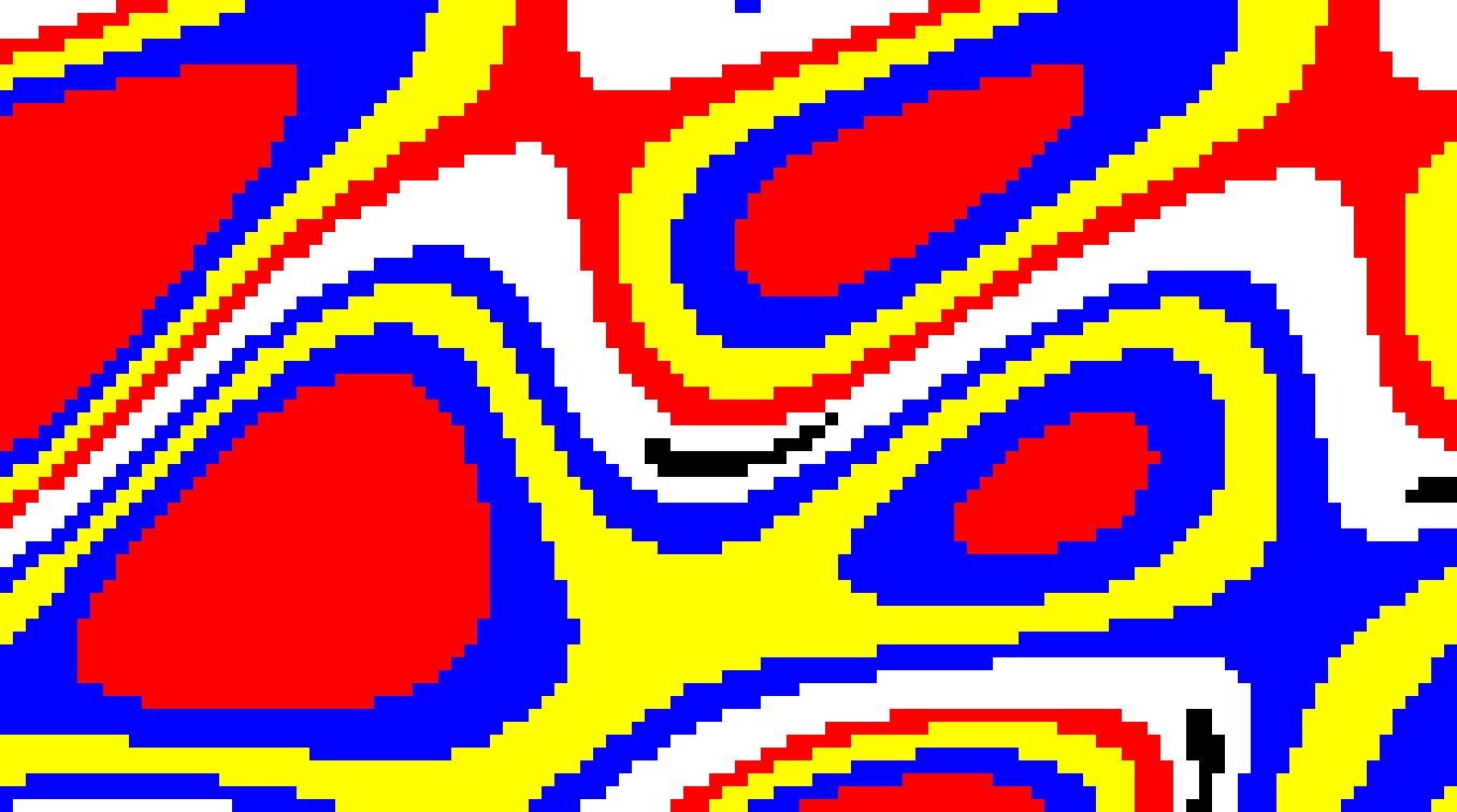 Mondrian Dreams pattern variation 2