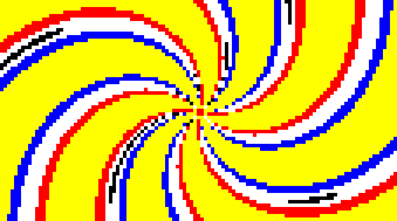 Mondrian Dreams pattern variation 3