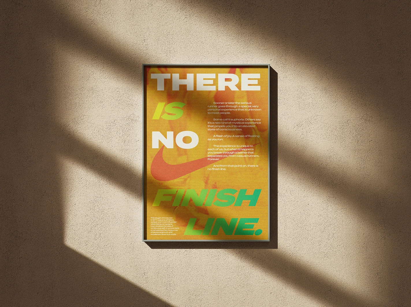 There Is No Finish Line animated elements